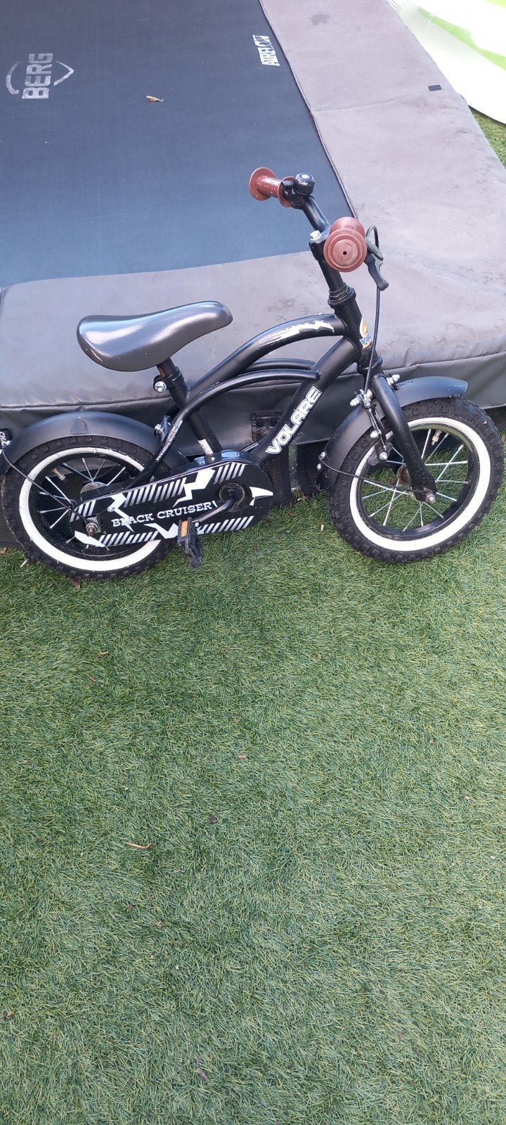 volare black cruiser kinderfiets 12 inch, Fietsen en Brommers, Fietsen | Kinderfietsjes, Ophalen, Terugtraprem, Zijwieltjes, Gebruikt