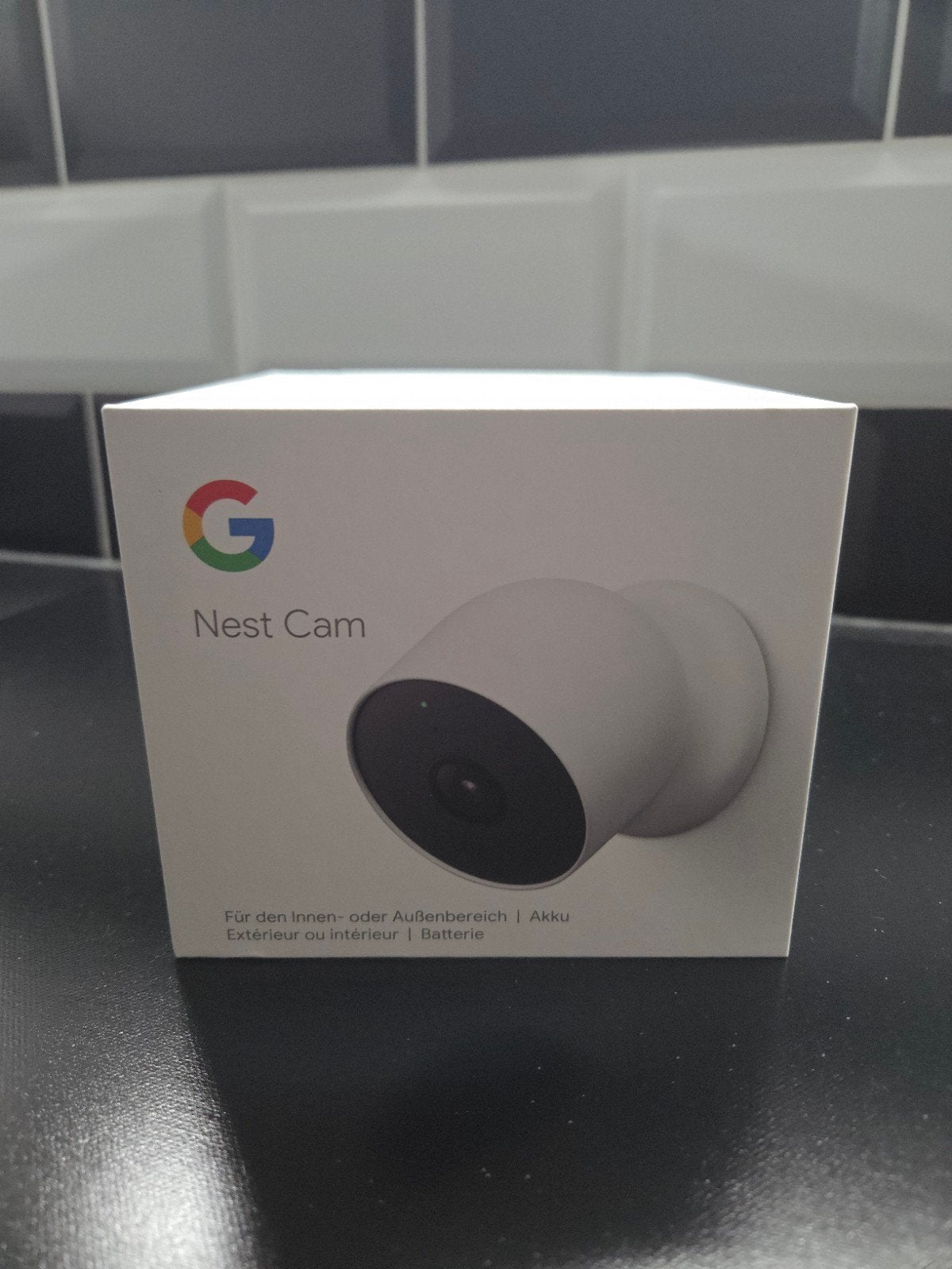 Google Nest Cam (batterij) - Binnen- en Buitencamera, Audio, Tv en Foto, Ophalen of Verzenden, Zo goed als nieuw