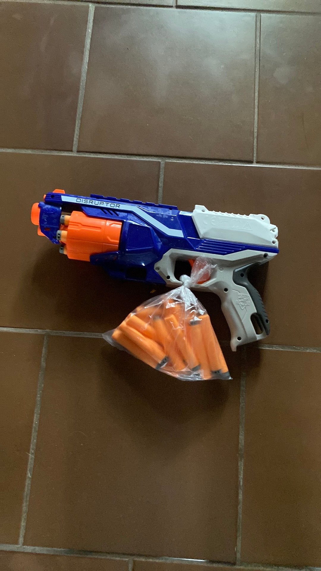 Elite nerf gun, Ophalen of Verzenden, Zo goed als nieuw, Jongen of Meisje