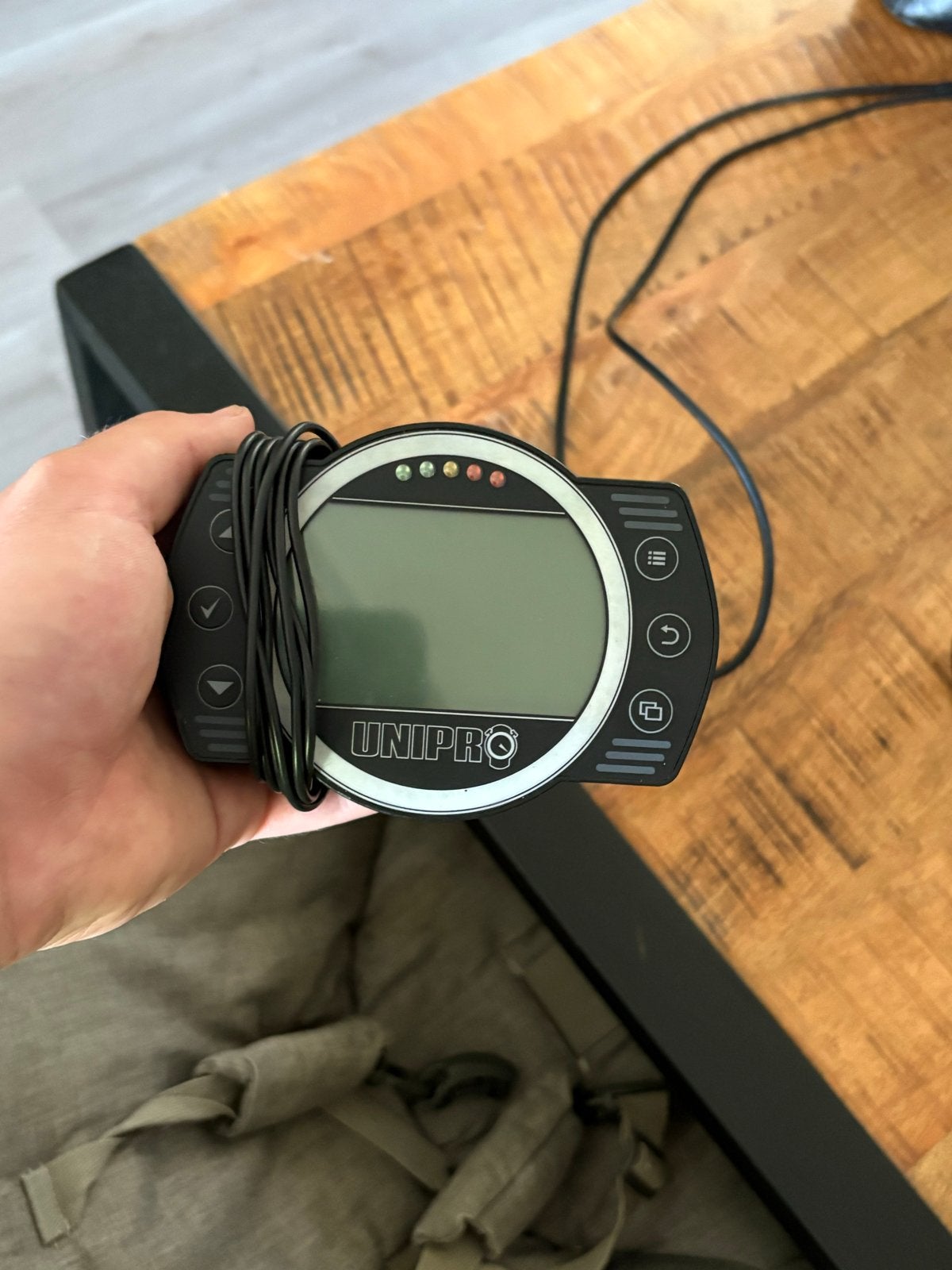 Unipro 6 Laptimer met temperatuur- en stroomkabel, Ophalen of Verzenden, Gebruikt