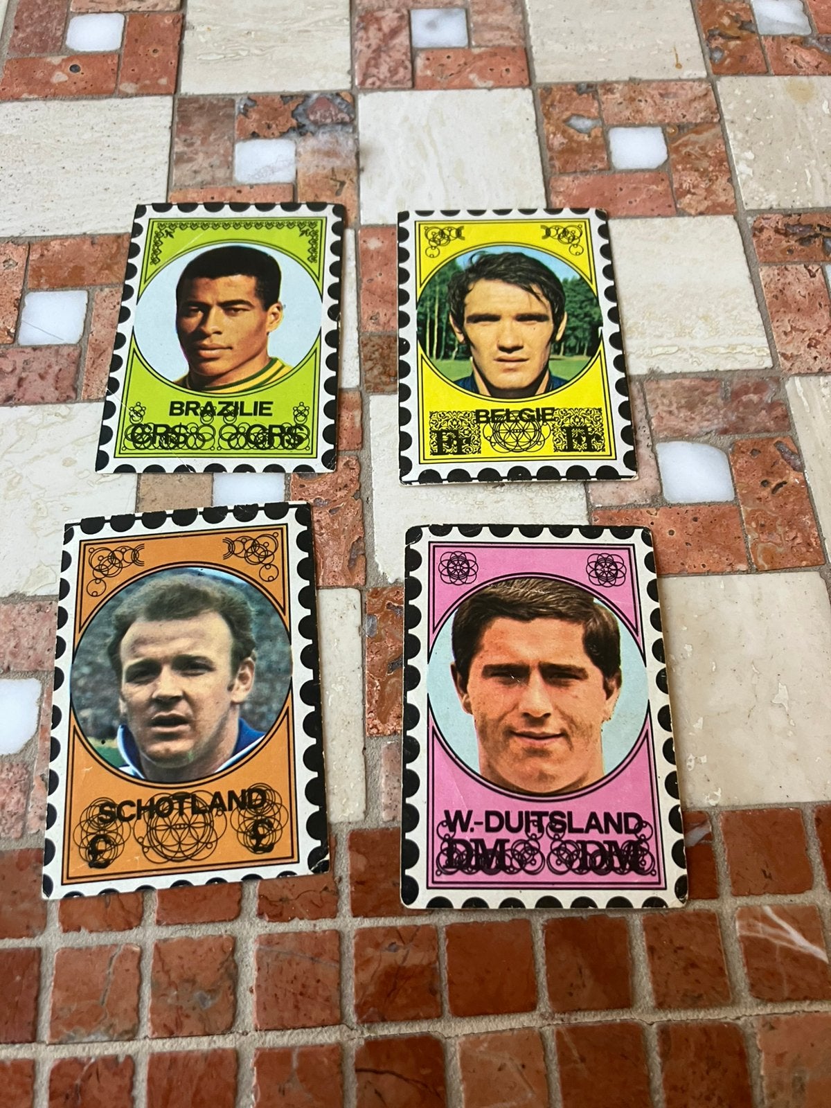 Panini Vanderhout 1972-1973 wereldsterren, Verzamelen, Ophalen of Verzenden, Zo goed als nieuw, Buitenlandse clubs, Poster, Plaatje of Sticker