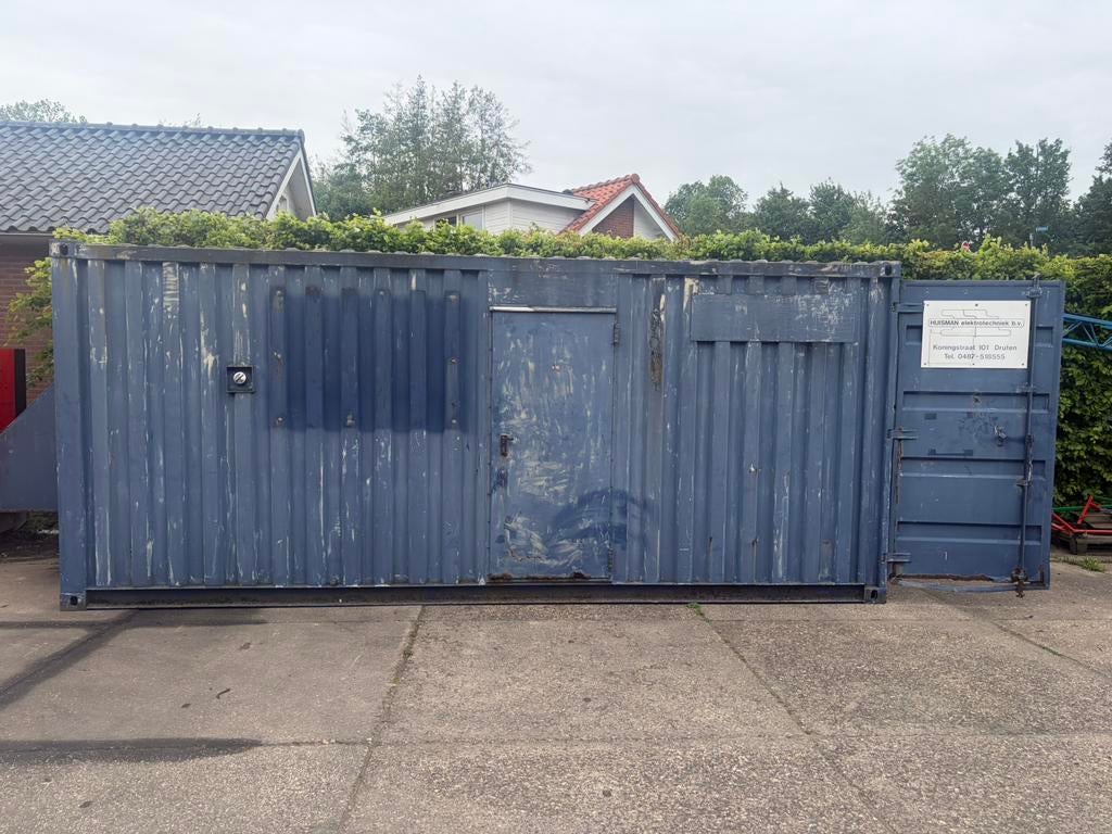 Daf 615A 90 kVA stamford container aggregaat generatorset, Ophalen of Verzenden, Zo goed als nieuw, Metaal, Containerberging