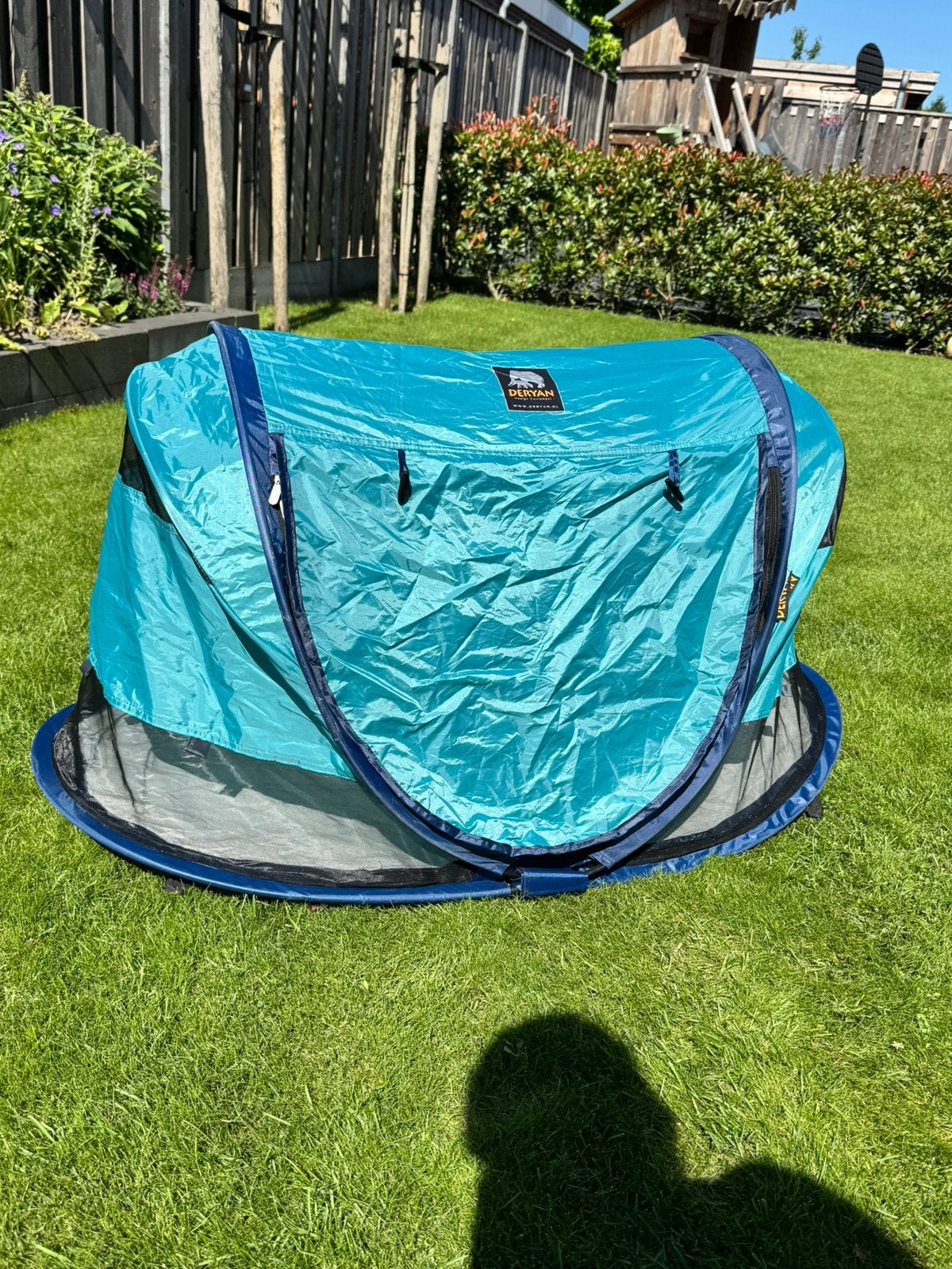 Deryan baby tent incl. Matras en opbergtas, Caravans en Kamperen, Ophalen, Zo goed als nieuw, Tot en met 2