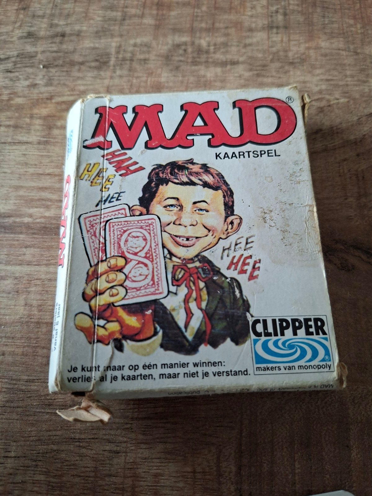 Oud MAD kaartspel NL, Hobby en Vrije tijd, Gezelschapsspellen | Kaartspellen, Ophalen of Verzenden, Gebruikt
