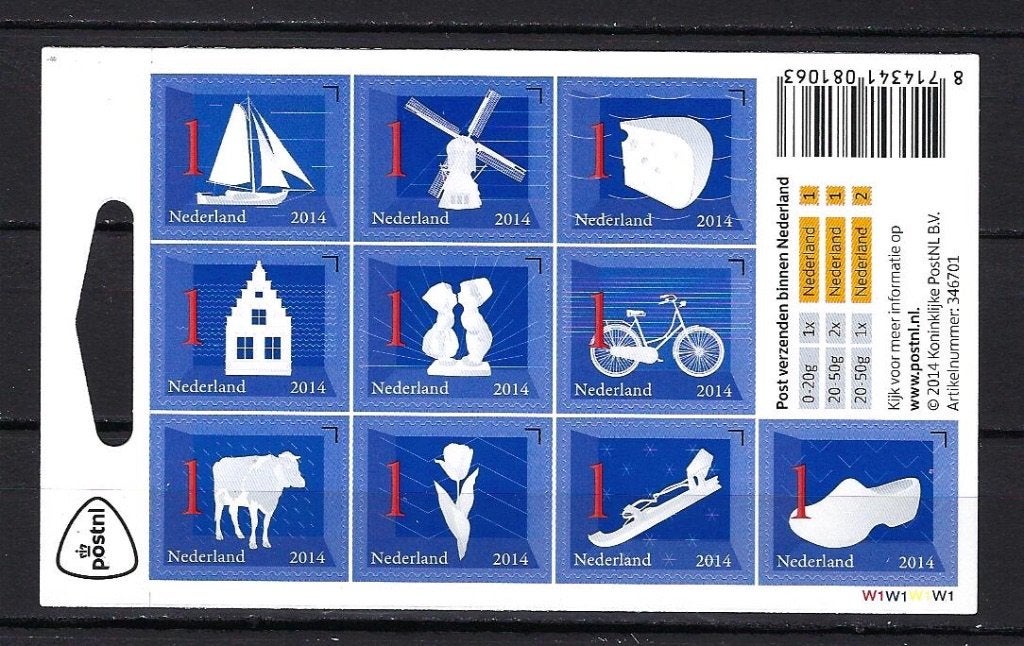 NVPH V3140/V3149 (Nederlandse Iconen) Postfris, Ophalen of Verzenden, Na 1940, Postfris