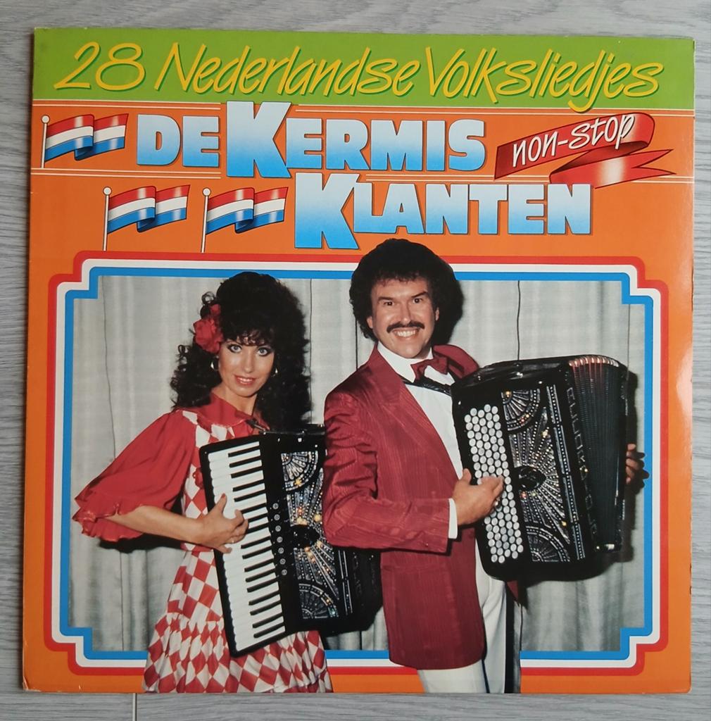 De Kermisklanten - 28 Nederlandse Volksliedjes - Vinyl LP, Ophalen of Verzenden, Gebruikt, 12 inch, Levenslied of Smartlap