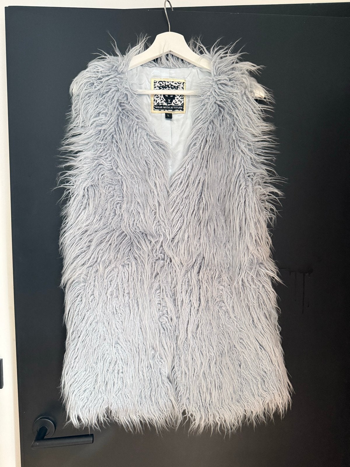 Coolcat Faux Fur Gilet Maat L, Ophalen of Verzenden, Nieuw, Maat 42/44 (L), Grijs