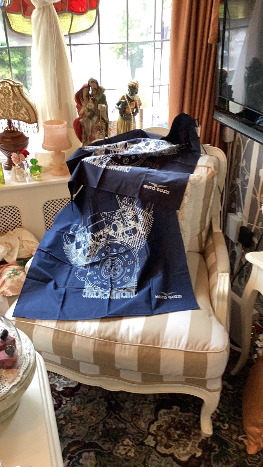 Moto guzzi sjaal, Verzenden, Tweedehands, Broek | textiel