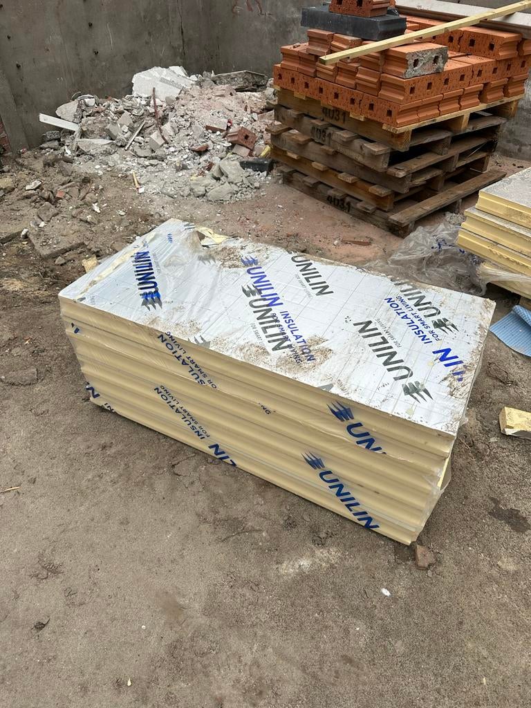 Unilin PIR isolatieplaten - 11 stuks, Nieuw, Ophalen of Verzenden, Hardschuim (Pir), 15 m² of meer