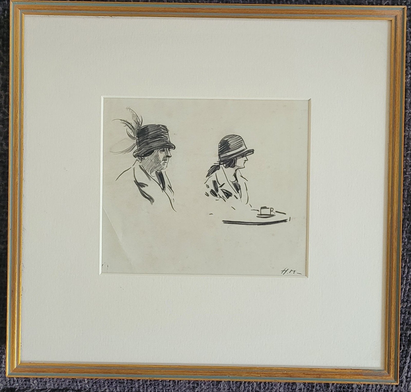 herman Moerkerk tekening, Ophalen of Verzenden