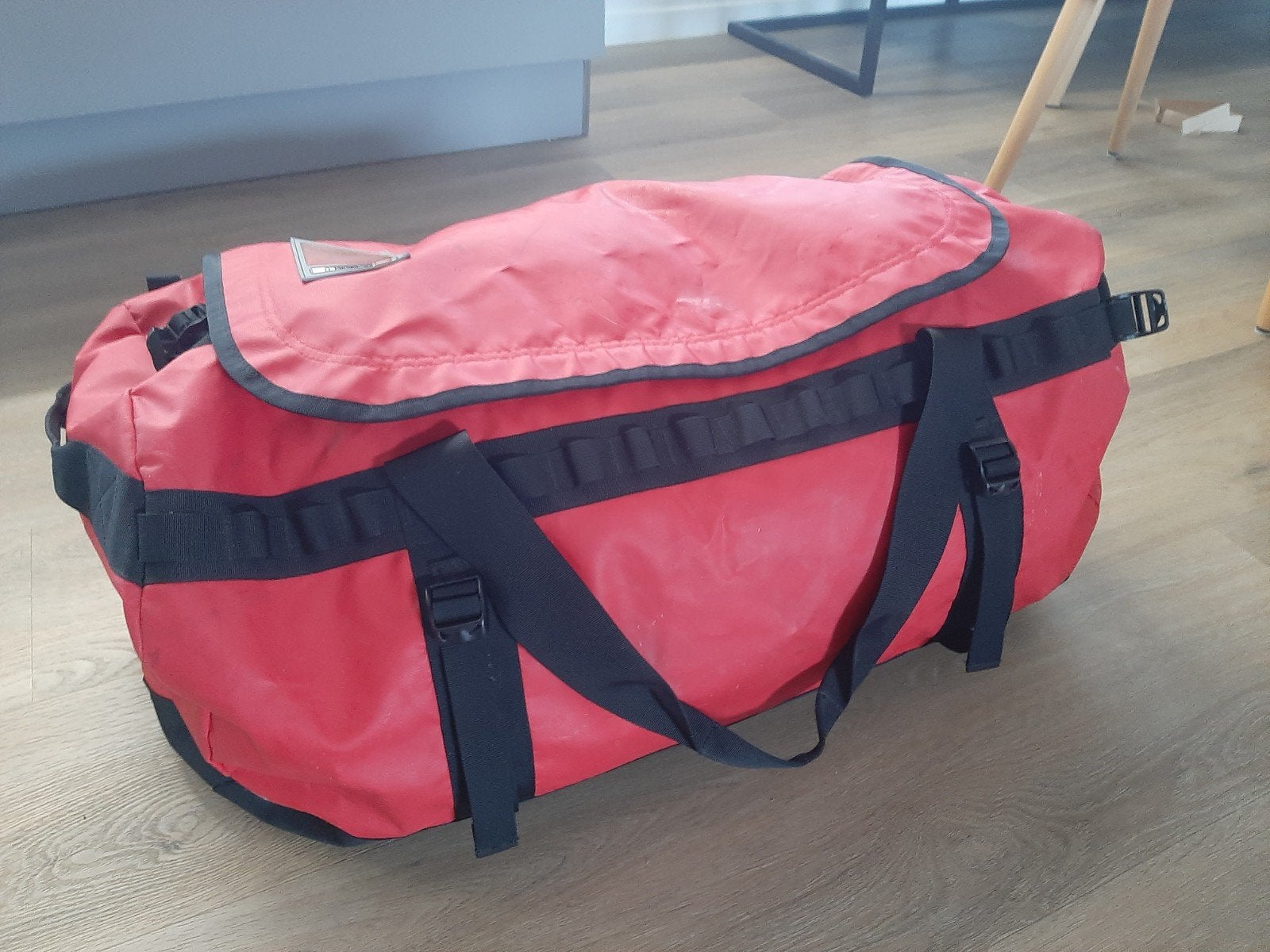 The North Face Base Camp Duffel Bag L - Rood, 30 cm of meer, Gebruikt, Rood, 35 tot 55 cm