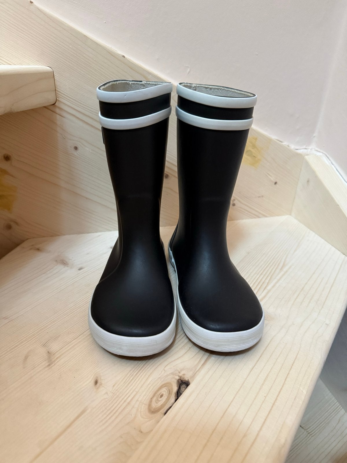 Donderblauwe Aigle kinder regenlaarzen maat 26, Jongen of Meisje, Ophalen of Verzenden, Laarzen, Zo goed als nieuw