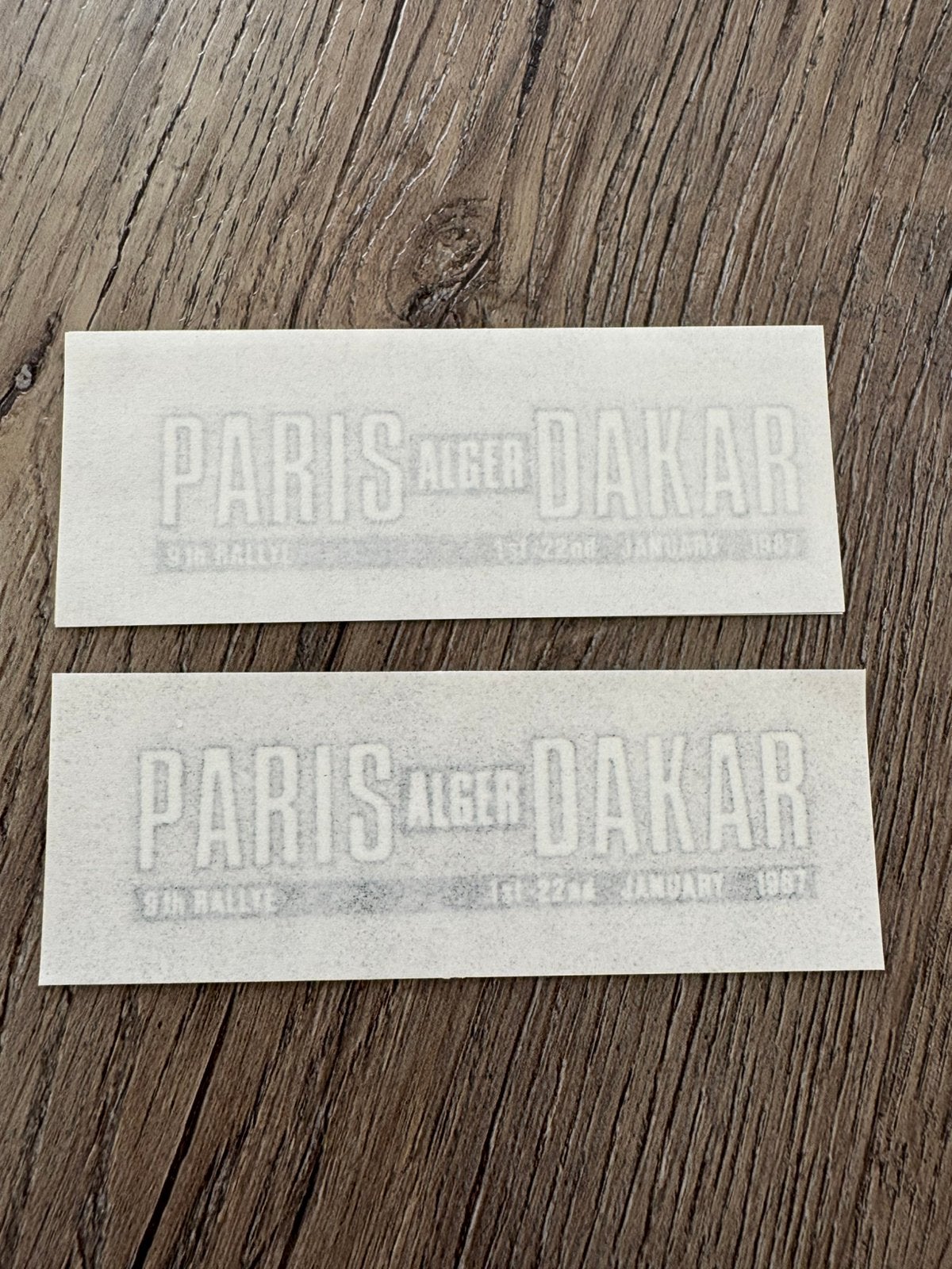 Honda Paris Dakar stickers, Ophalen of Verzenden, Nieuw, Overige typen