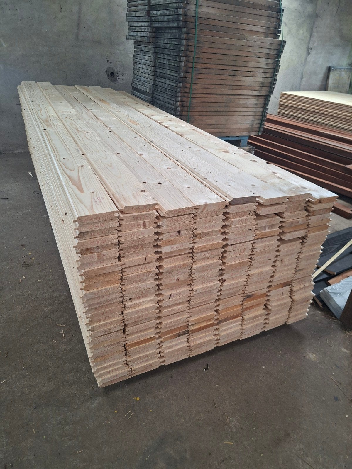 Pakket Vuren Blokhutprofiel 28x140mm A/B-keus 750m, Doe-het-zelf en Verbouw, Hout en Planken, Ophalen of Verzenden