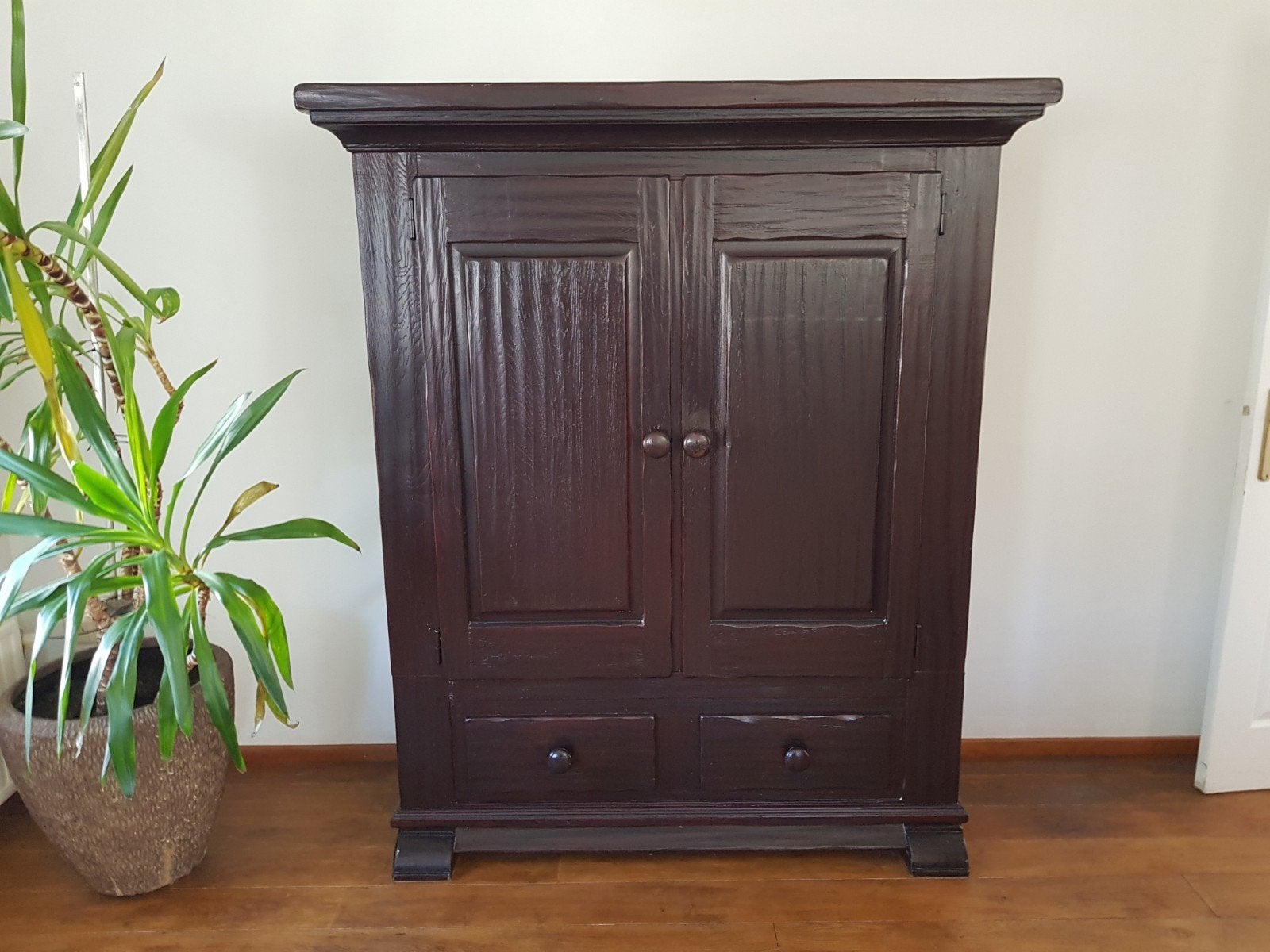 Kamerkast massief eiken, Ophalen of Verzenden, 25 tot 50 cm, 100 tot 150 cm