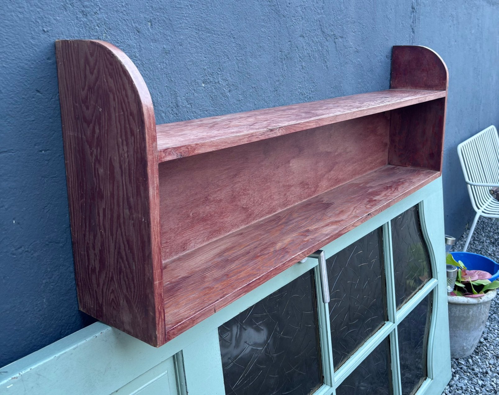 Vintage houten wandrek / wand plank – sfeervol oud ding, Ophalen, Zo goed als nieuw