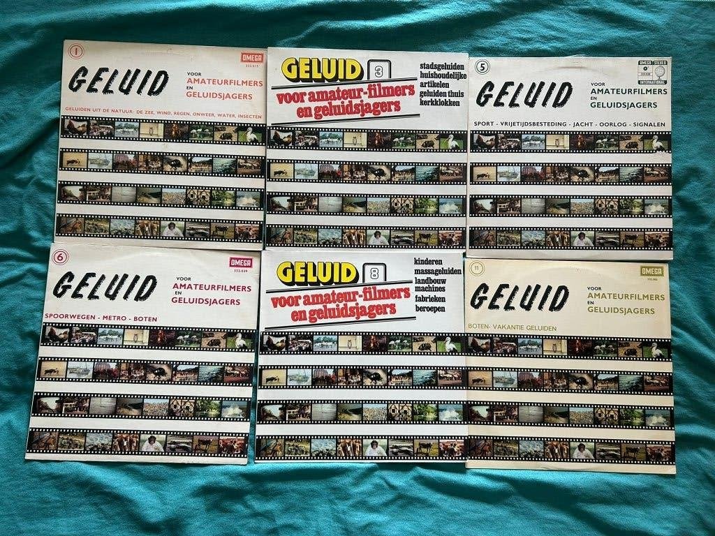 10 LP's Geluiden voor films (ook per stuk te koop), LP, Gebruikt, Overige typen, Ophalen of Verzenden