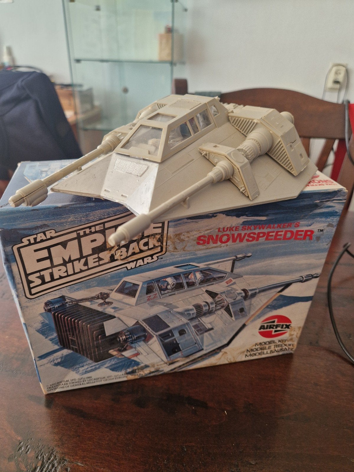 Star Wars Snowspeeder Model - Airfix Luke Skywalker, Overige merken, Gebruikt, Ophalen of Verzenden, Groter dan 1:72
