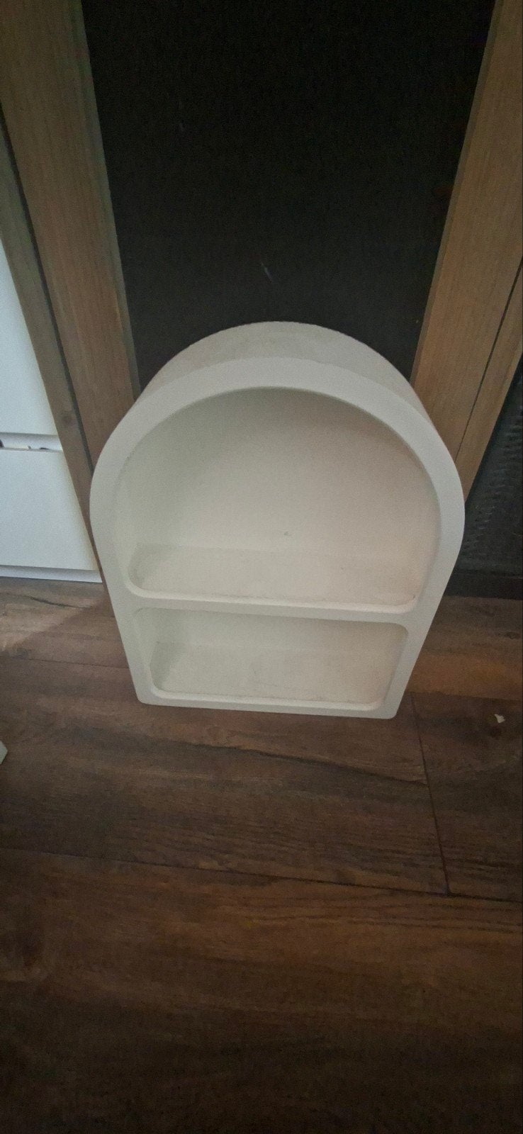 Witte wandkast, Huis en Inrichting, Ophalen, Gebruikt