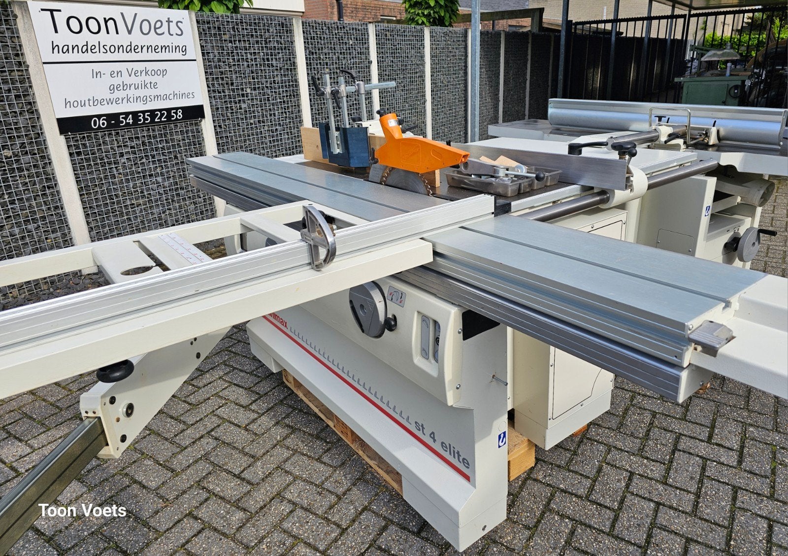 Combinatie machine 4 voudig SCM 41CM breed schaven, Ophalen, Gebruikt