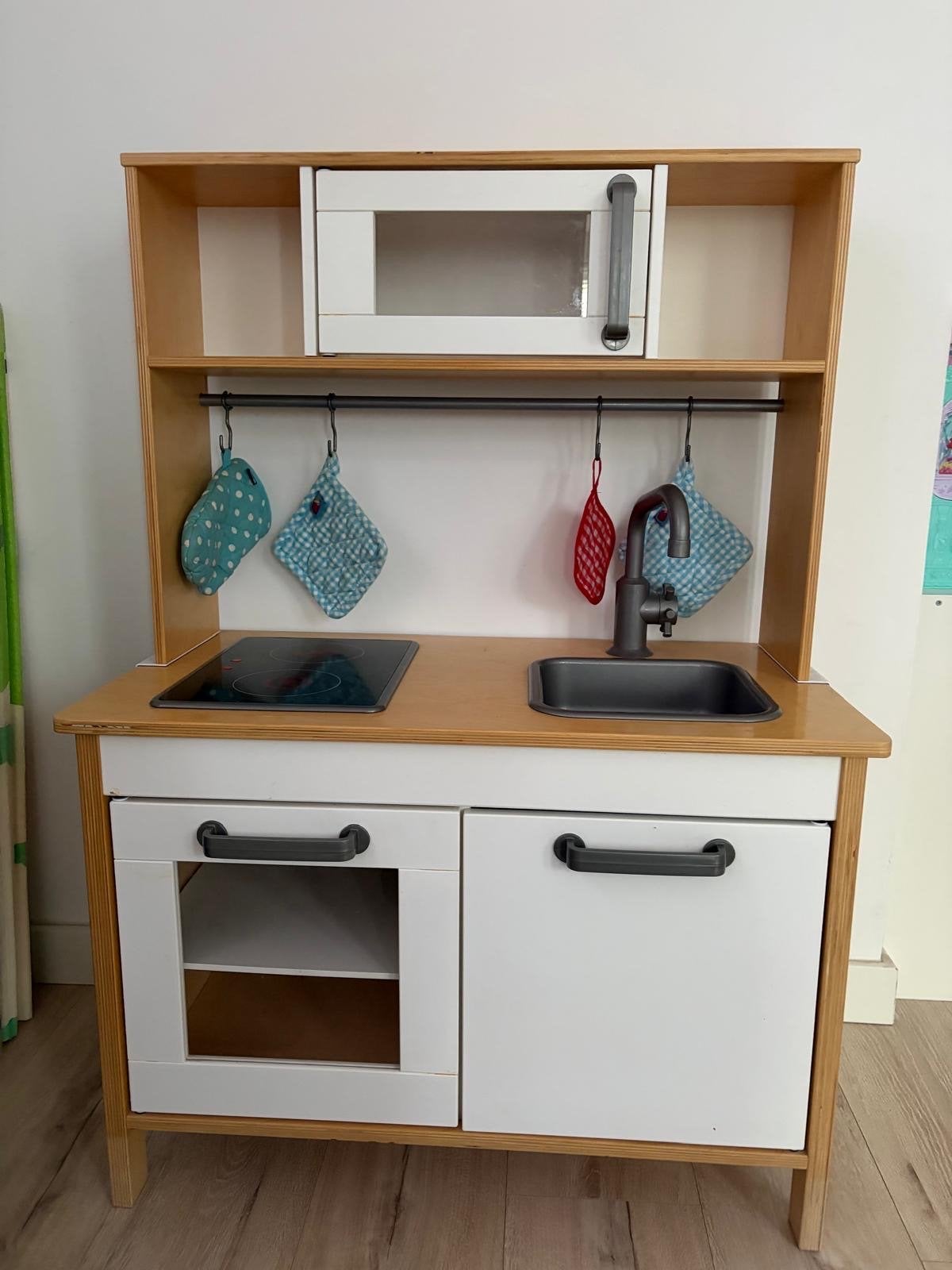 IKEA Duktig speelkeuken met veel accessoires, Ophalen, Gebruikt, Hout, Speelkeuken