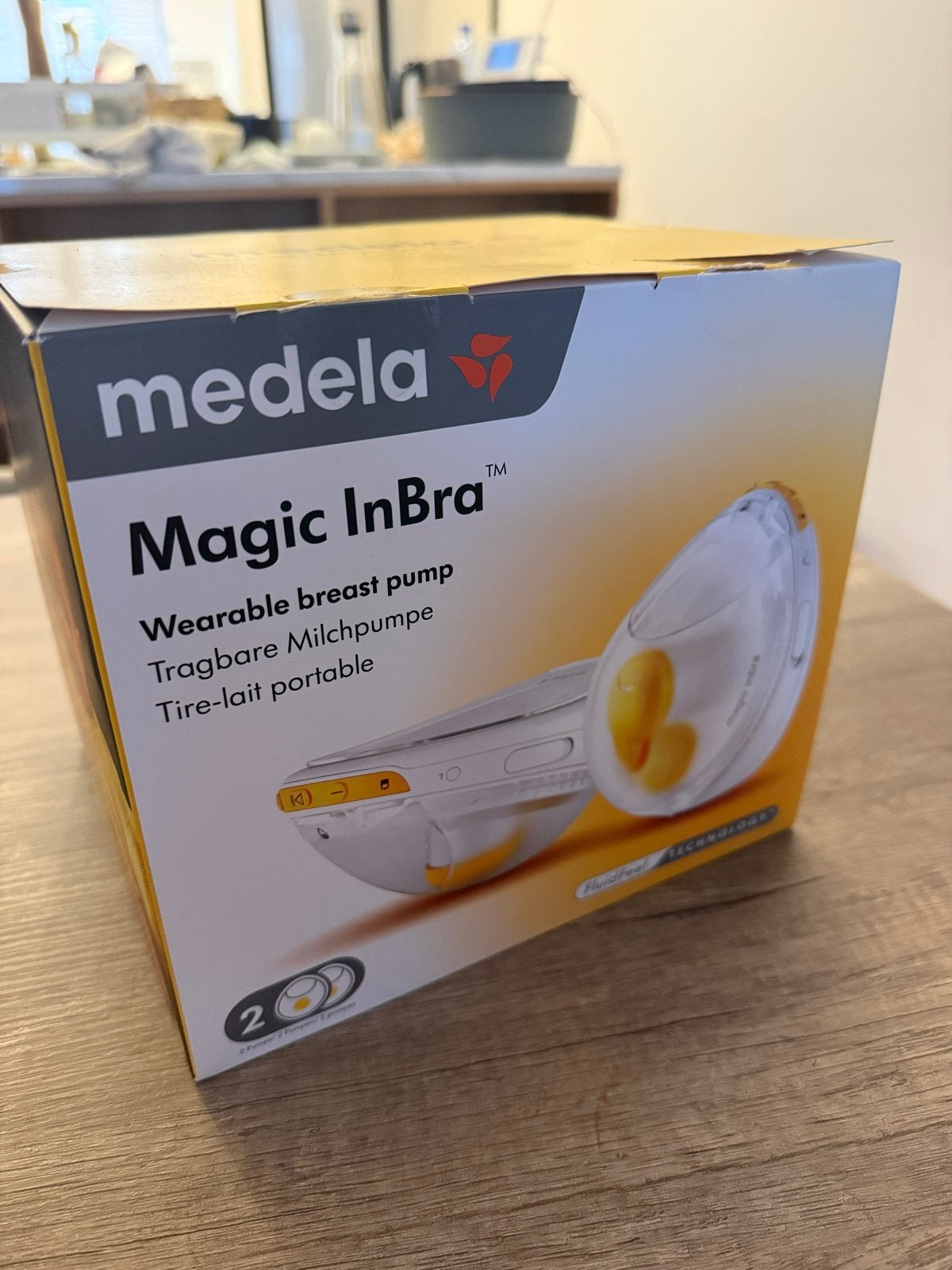 Medela Magic InBra Dubbele Handsfree Borstkolf, Ophalen of Verzenden, Zo goed als nieuw