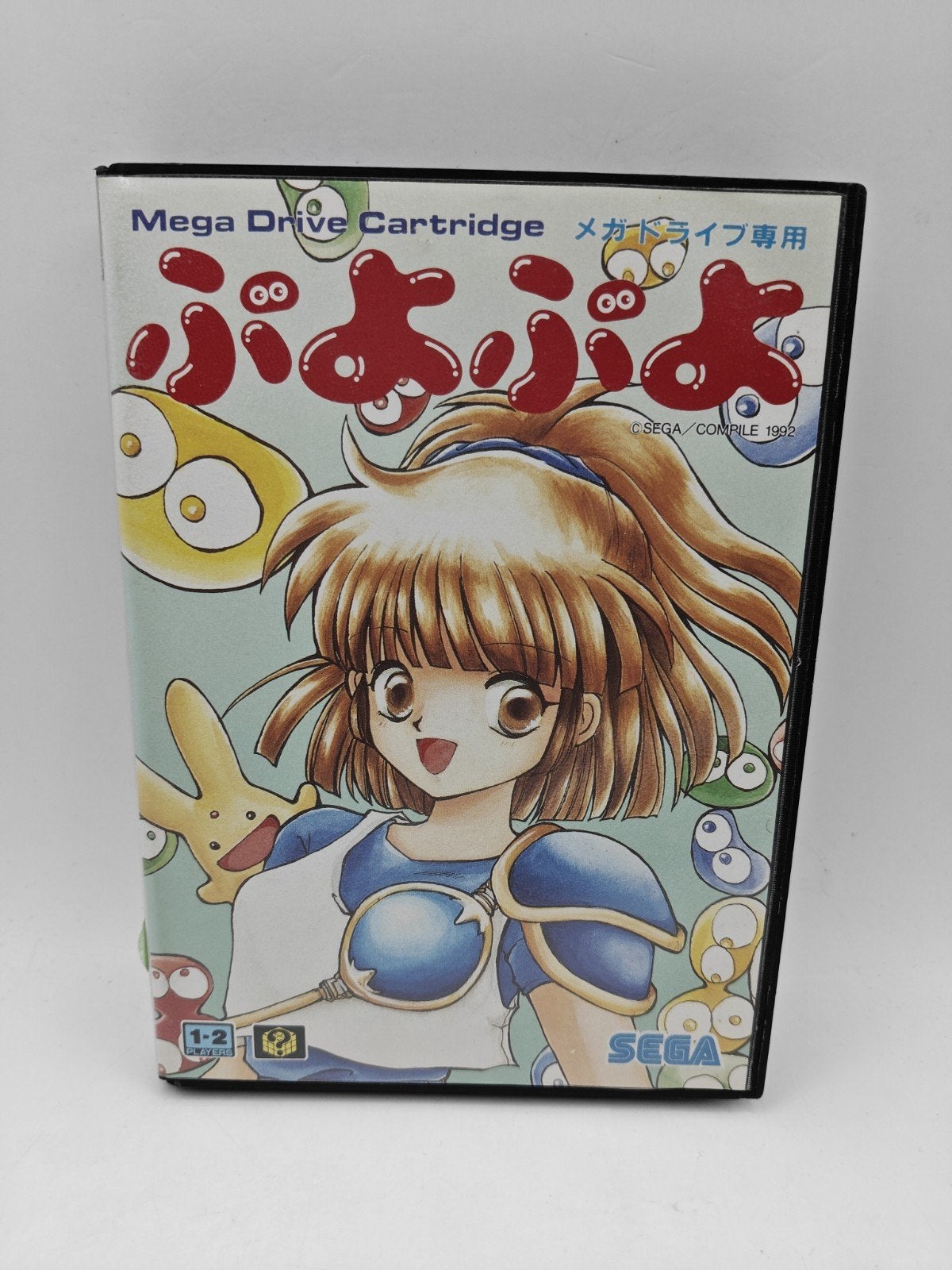 Puyo Puyo Mega Drive Cartridge - Japanse Import, Spelcomputers en Games, Games | Sega, Puzzel en Educatief, Niet van toepassing (Japanse import, oud product)