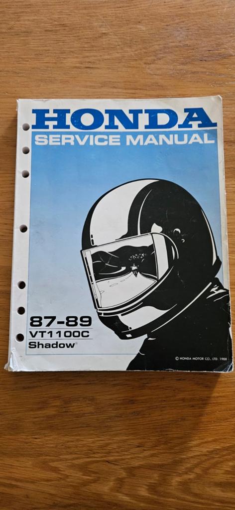 Honda Shadow VT1100C Service Manual (87-89), Motoren, Handleidingen en Instructieboekjes, Ophalen of Verzenden