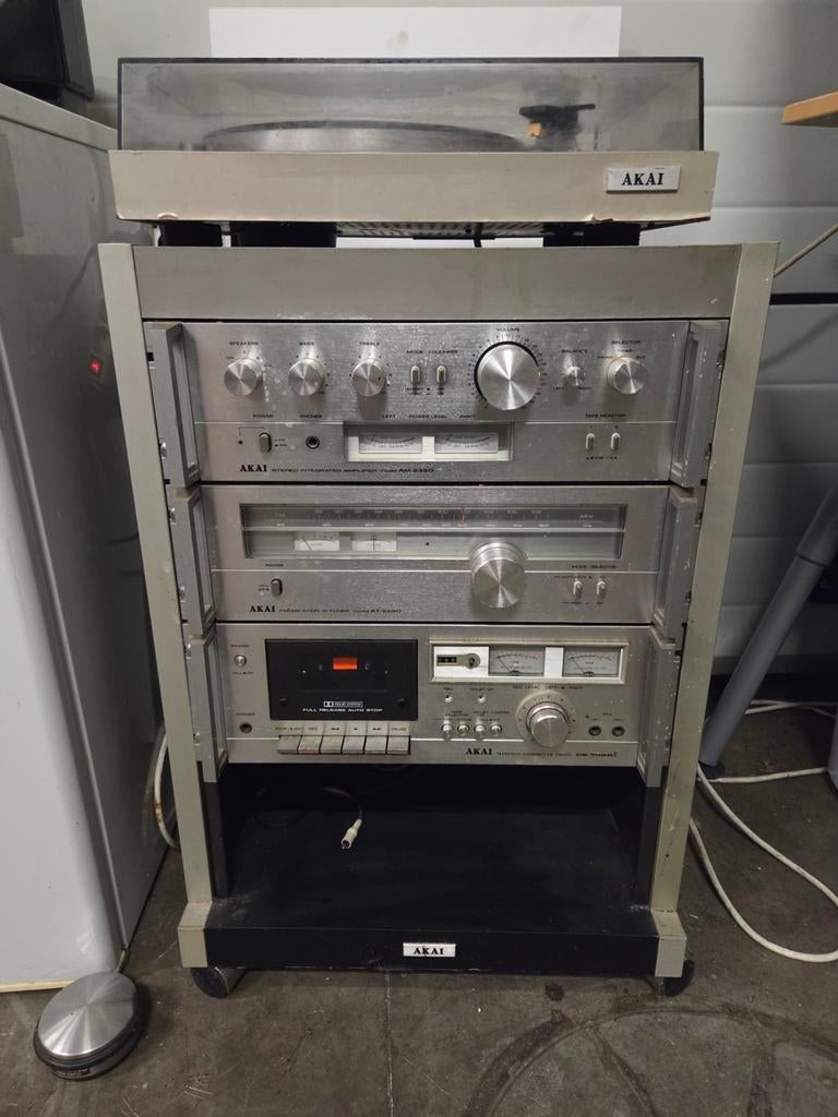 Vintage Akai Stereo Set, Audio, Tv en Foto, Stereo-sets, Ophalen, Tuner of Radio, Gebruikt, Losse componenten