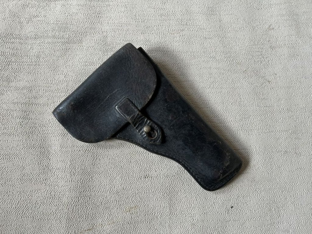 wo2 - lederen holster - onbekend, Verzamelen, Ophalen of Verzenden, Landmacht, Azië, Overige typen
