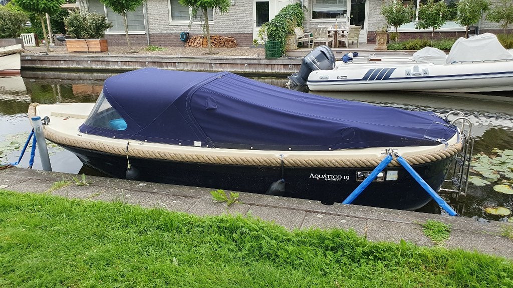 Nette Aquatico 19' sloep met 15 pk 4-takt Mariner bb, Watersport en Boten, 15 pk, Rondzit, 6 m, 2 m