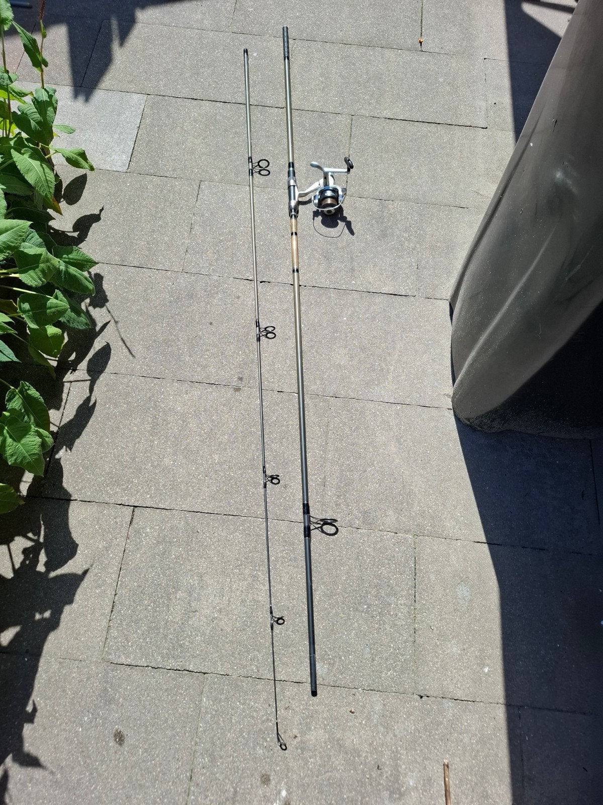 Lion Untamable Carp 12ft 2.3/4lb met Spro BX140RD molen, Ophalen of Verzenden, Gebruikt, Werphengel