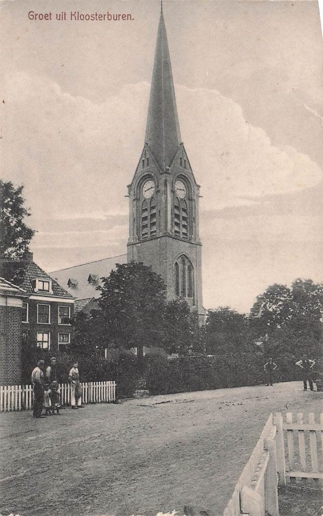 703-161-031 Groet uit Kloosterburen, Verzenden, Voor 1920, Groningen