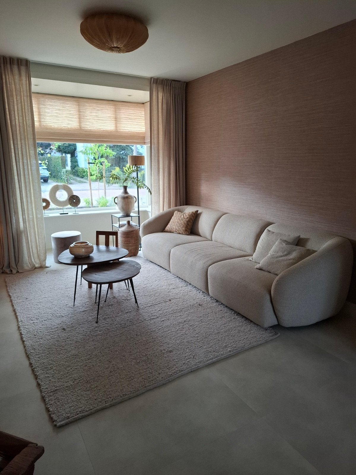 Vloerkleed Positano Brinker 180x260cm Kleur 814, Huis en Inrichting, Ophalen, 150 tot 200 cm, Beige, 200 cm of meer