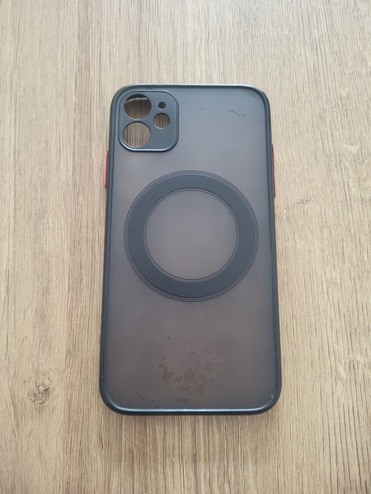 Zwart iPhone hoesje met MagSafe voor iPhone 11, IPhone 11, MagSafe, Overige merken, Hoesje of Tasje
