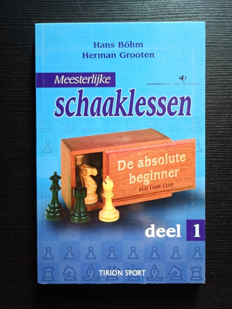 Meesterlijke schaak lessen 1, Ophalen of Verzenden, Minder dan 500 stukjes, Nieuw, Schaken