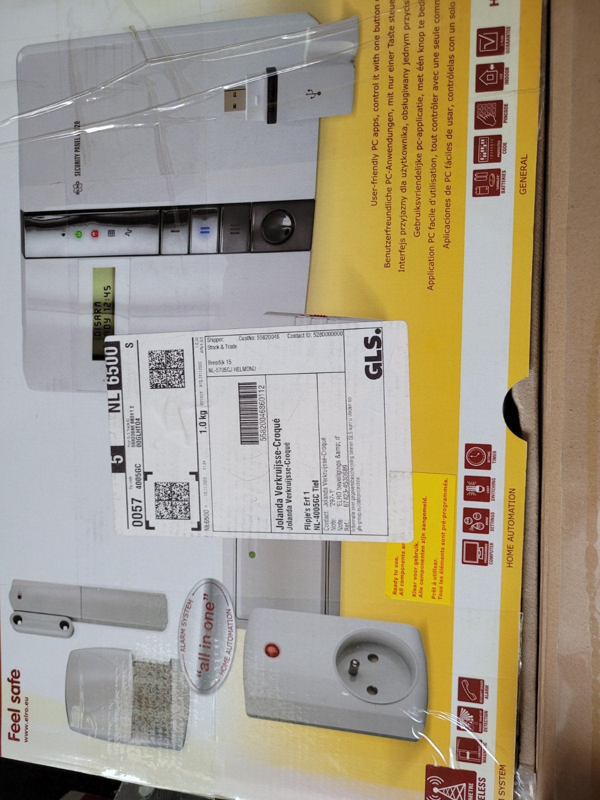 Elro Draadloos Alarmsysteem met Home Automation, Beweging, Nieuw, Ophalen of Verzenden, Compleet systeem