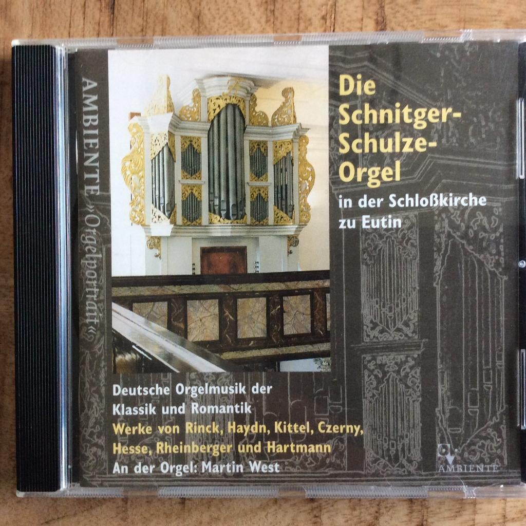 Orgel - Schnitger/Schulze orgel Eutin, Martin West, Ophalen of Verzenden, Classicisme, Zo goed als nieuw, Overige typen