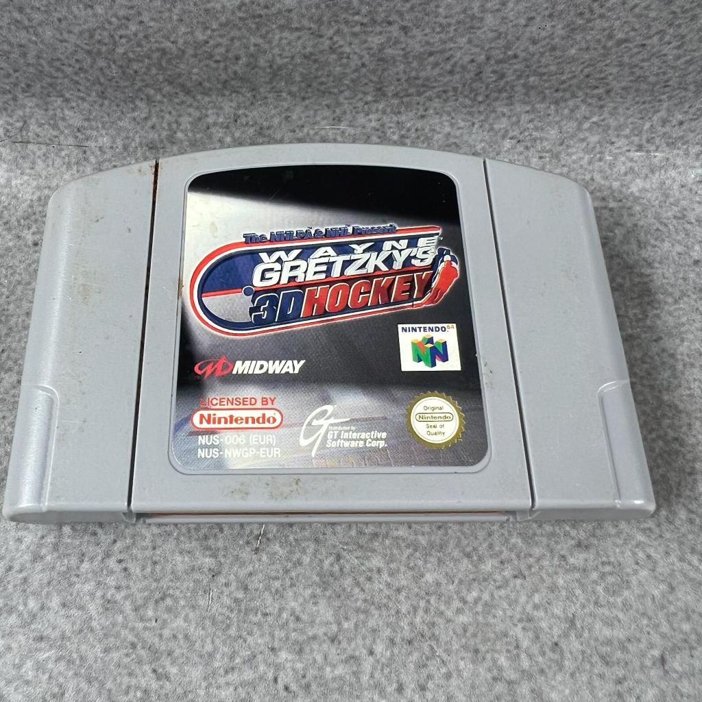 Wayne Greyzky's 3D Hockey Nintendo 64 Game | 408264, Gebruikt, 1 speler, Ophalen of Verzenden, Vanaf 3 jaar
