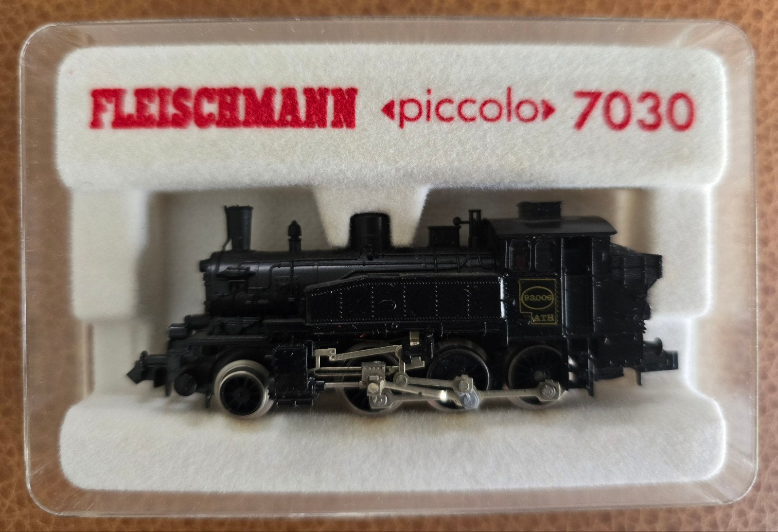 Fleischmann Piccolo 7030 N-spoor stoomlocomotief 93.006 ATH, Hobby en Vrije tijd, Modeltreinen | N-Spoor, Gebruikt, Fleischmann