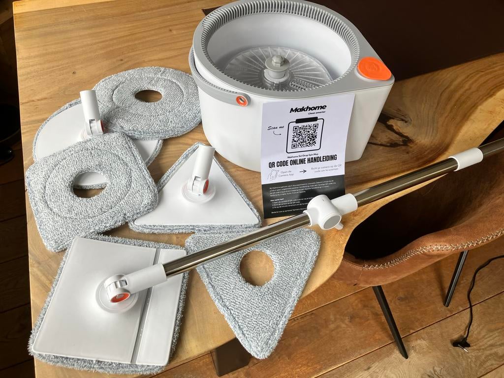 MakHome 5-in-1 Slimme Dweil vloerwisser mop dweilen Emmer, Ophalen of Verzenden, Dweilemmer, -bak, of -wagen