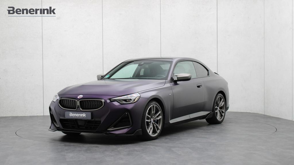 BMW 2 Serie Coupé M240i xDrive | Head-up | Full PPF | Comfo, Auto's, Automaat, 12 maanden, Gebruikt, Zwart