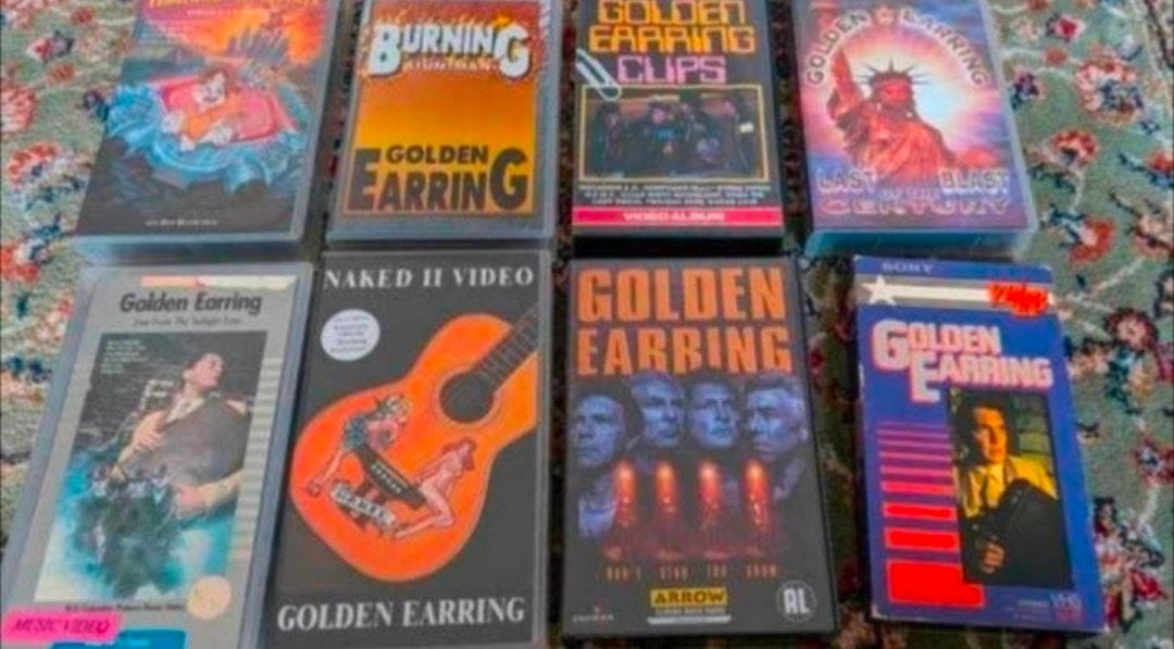 VHS Golden Earring, Alle leeftijden, Ophalen of Verzenden, Zo goed als nieuw