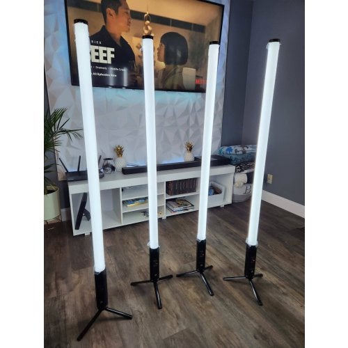 DJLicht 360 graden RGBWA pixal tube set van 4 wit of zwart, Geluidgestuurd, ., Nieuw, Ophalen of Verzenden
