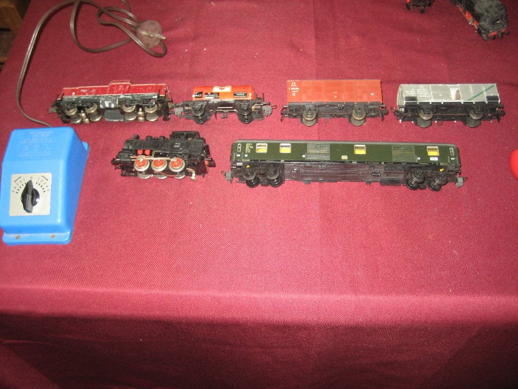 2x electrische treinen, Gebruikt, Trix, Ophalen of Verzenden, Gelijkstroom