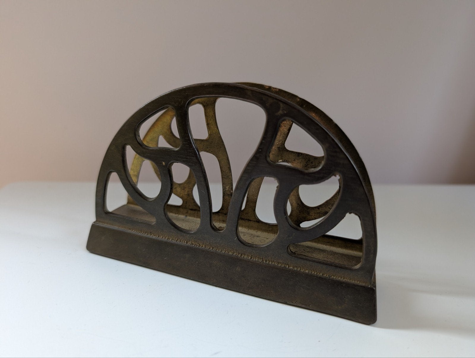 Vintage art deco Gilde servettenhouder briefhouder, Ophalen of Verzenden