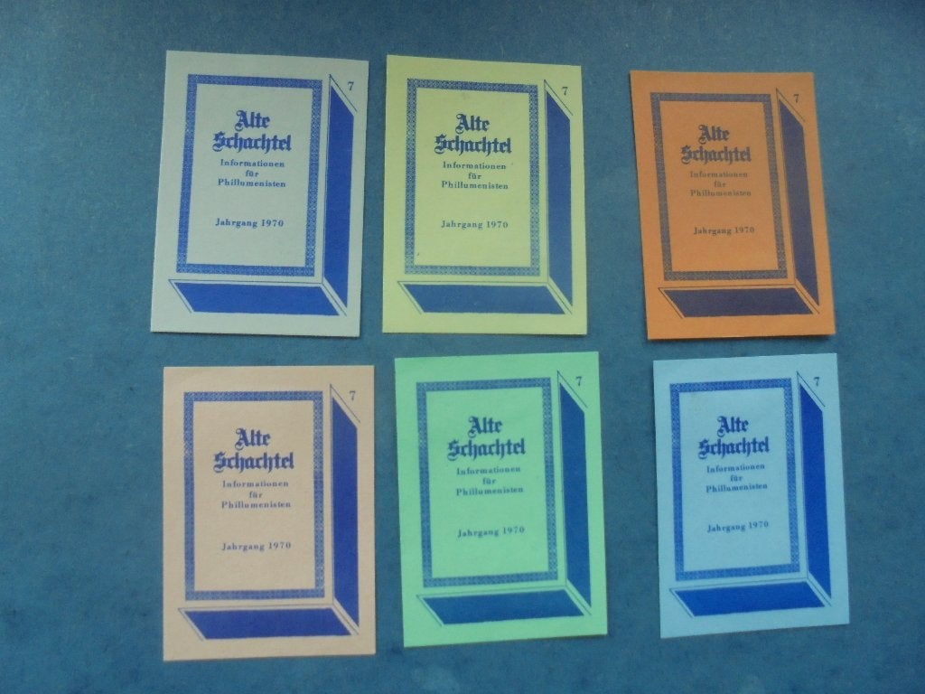 6 oude lucifermerken Alte Schachtel 1970, Ophalen of Verzenden, Zo goed als nieuw, Luciferdoosjes of -merken