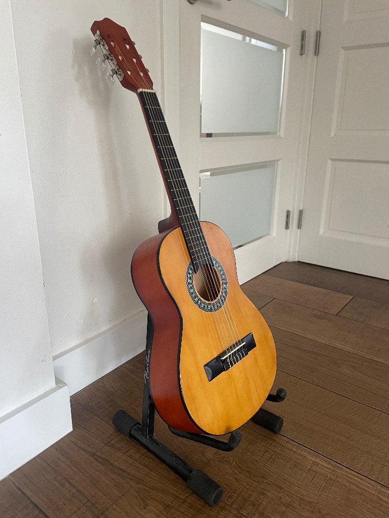 Foto 2 van 1/2 gitaar Gomez incl accessoires