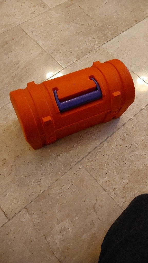 Koffertje kunstof koffer case opbergen speelgoed, Hard kunststof, Minder dan 50 cm, Ophalen of Verzenden, Zo goed als nieuw