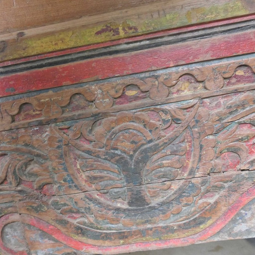 Gerobok: grote kist kast dressoir commode Indonesie GB2 java, Ophalen of Verzenden